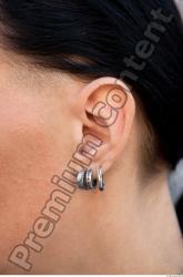 Ear Woman White Jewel Slim